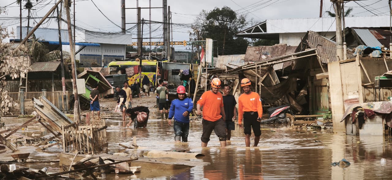 Woman holding donation box